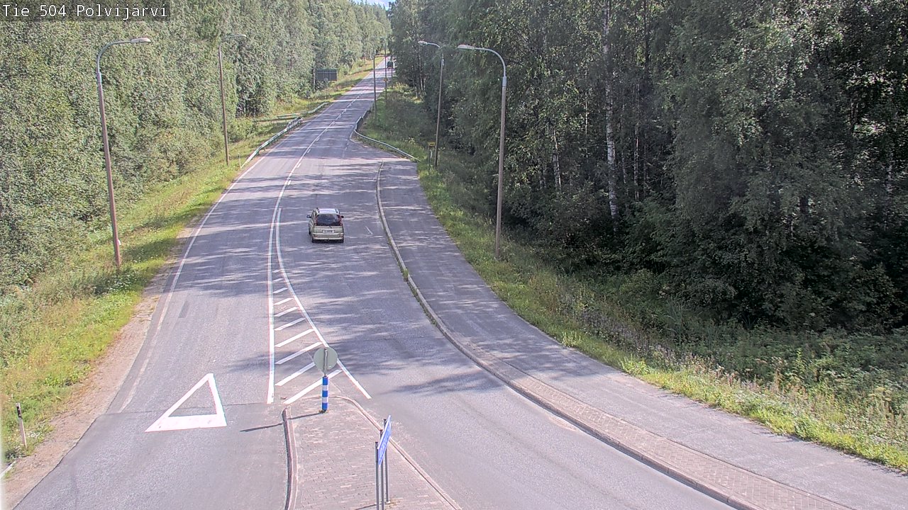 Kelikamerat Kuva Tie 504 Polvijärvi, Polvijärvi, Pohjois-Karjala