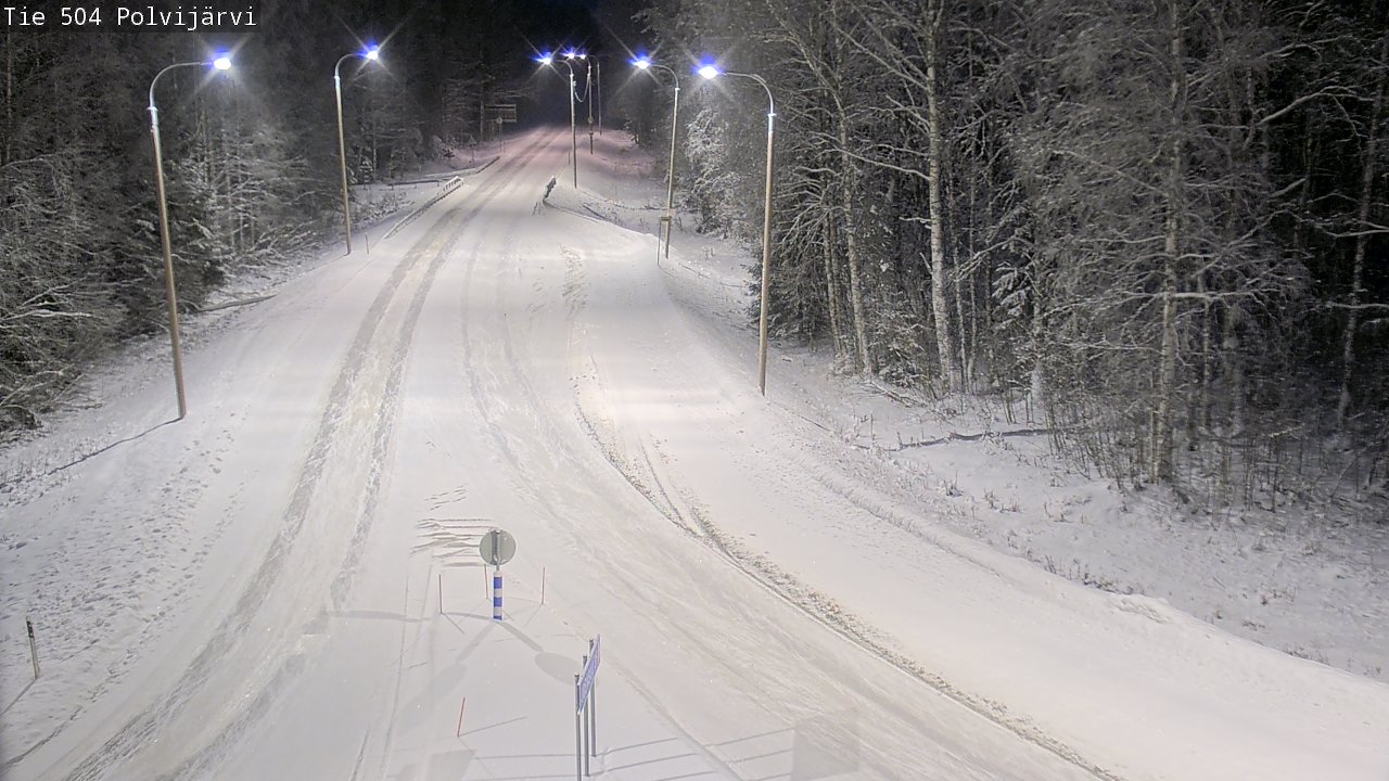 Kelikamerat Kuva Tie 504 Polvijärvi, Polvijärvi, Pohjois-Karjala