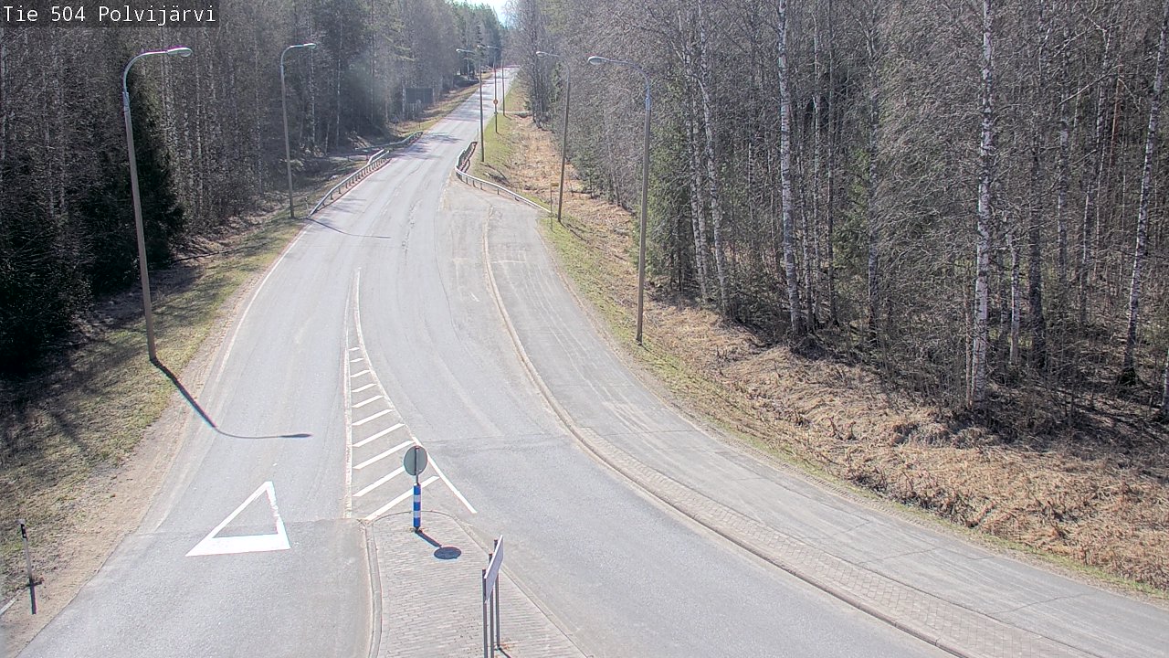 Weather Camera Image Road 504 Polvijärvi, Polvijärvi, Pohjois-Karjala