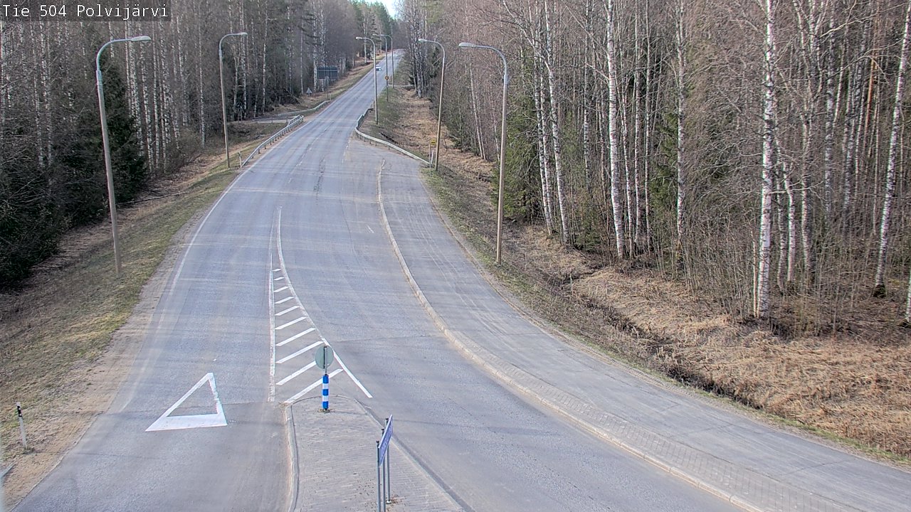 Weather Camera Image Road 504 Polvijärvi, Polvijärvi, Pohjois-Karjala