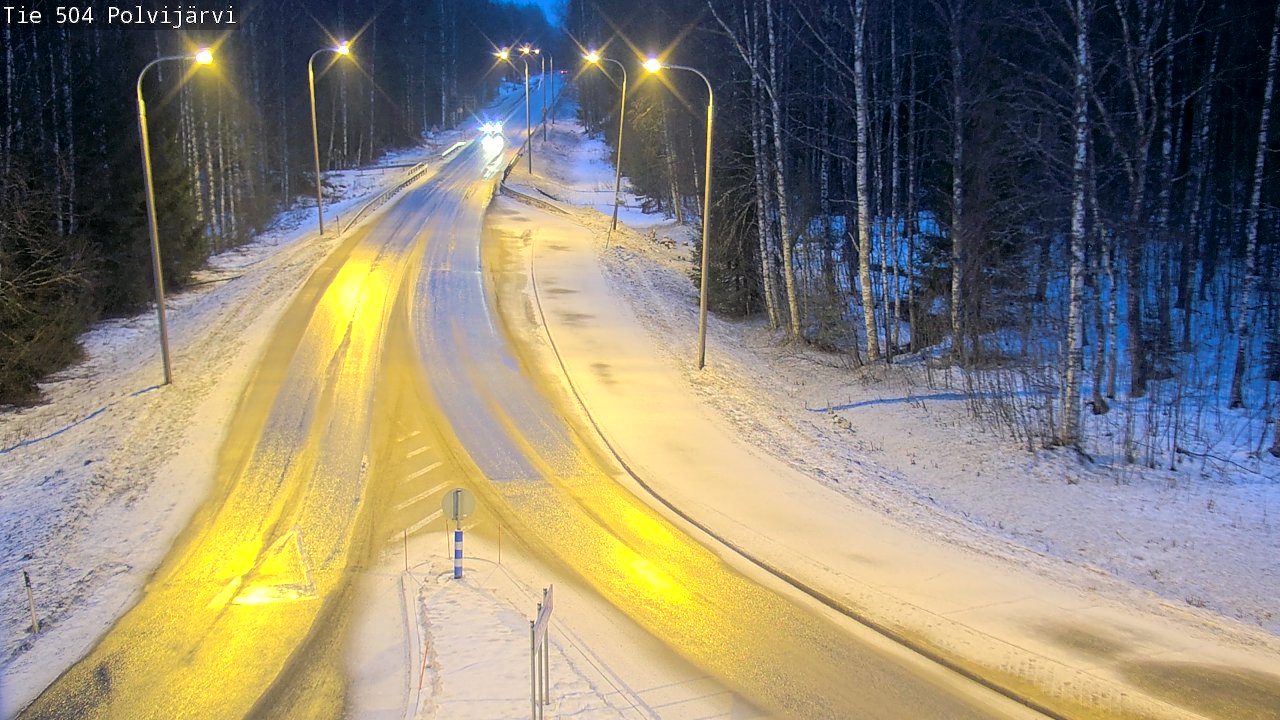 Kelikamerat Kuva Tie 504 Polvijärvi, Polvijärvi, Pohjois-Karjala