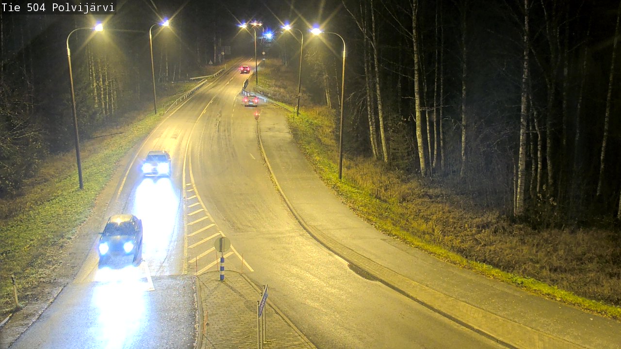 Kelikamerat Kuva Tie 504 Polvijärvi, Polvijärvi, Pohjois-Karjala