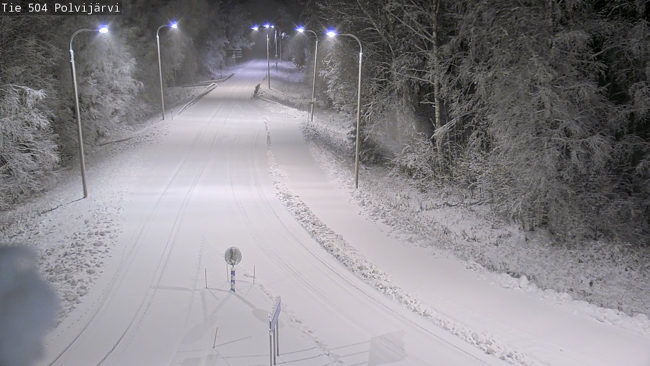 Kelikamerat Kuva Tie 504 Polvijärvi, Polvijärvi, Pohjois-Karjala