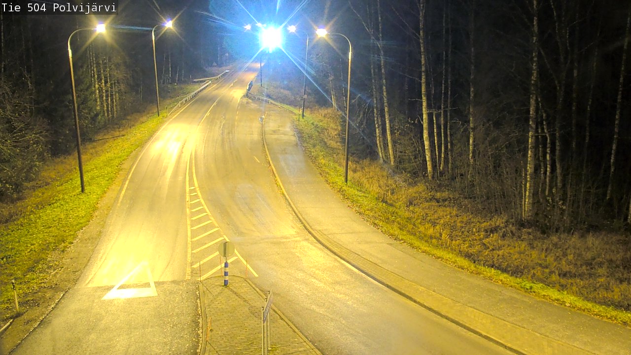 Kelikamerat Kuva Tie 504 Polvijärvi, Polvijärvi, Pohjois-Karjala