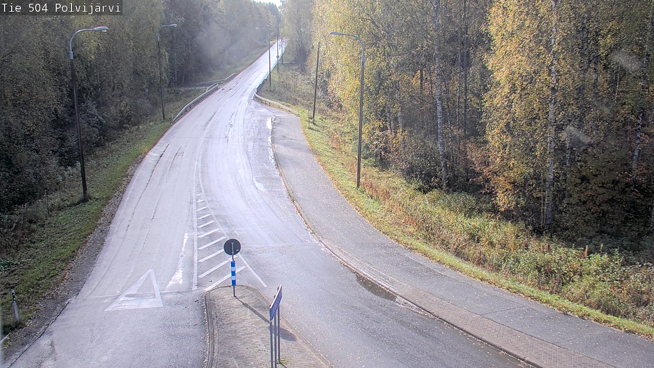 Weather Camera Image Road 504 Polvijärvi, Polvijärvi, Pohjois-Karjala