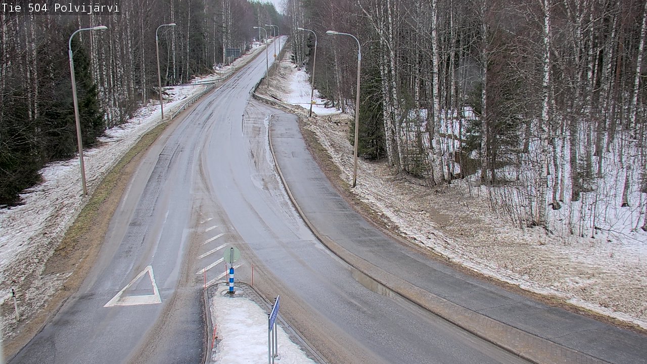 Weather Camera Image Road 504 Polvijärvi, Polvijärvi, Pohjois-Karjala