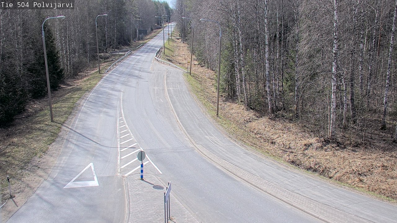 Weather Camera Image Road 504 Polvijärvi, Polvijärvi, Pohjois-Karjala