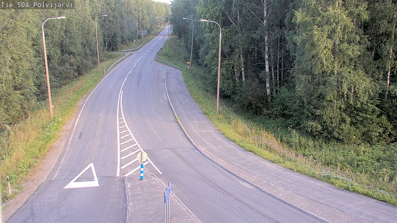 Kelikamerat Kuva Tie 504 Polvijärvi, Polvijärvi, Pohjois-Karjala