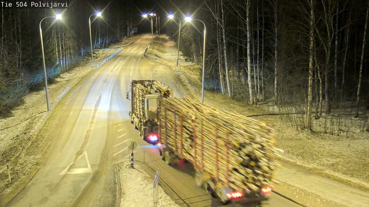 Kelikamerat Kuva Tie 504 Polvijärvi, Polvijärvi, Pohjois-Karjala