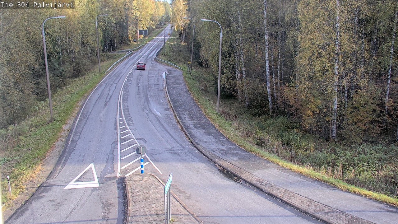 Kelikamerat Kuva Tie 504 Polvijärvi, Polvijärvi, Pohjois-Karjala