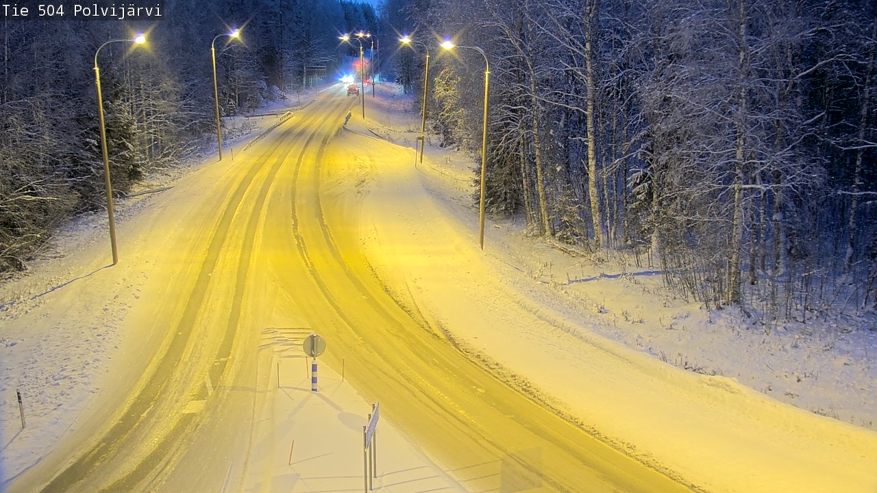 Kelikamerat Kuva Tie 504 Polvijärvi, Polvijärvi, Pohjois-Karjala