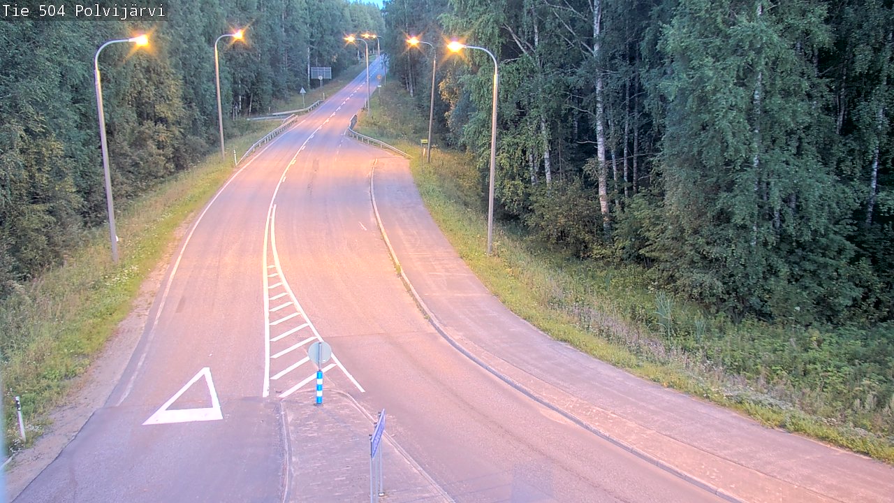 Kelikamerat Kuva Tie 504 Polvijärvi, Polvijärvi, Pohjois-Karjala