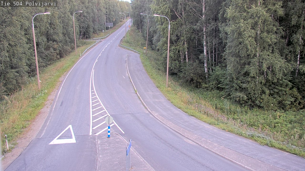 Kelikamerat Kuva Tie 504 Polvijärvi, Polvijärvi, Pohjois-Karjala