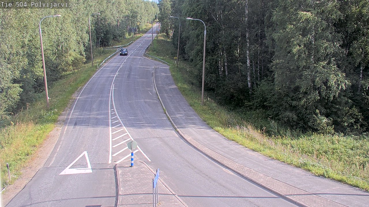 Kelikamerat Kuva Tie 504 Polvijärvi, Polvijärvi, Pohjois-Karjala