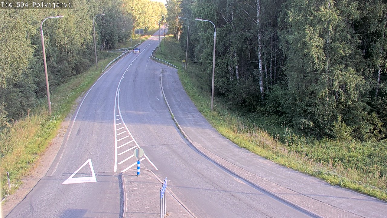 Kelikamerat Kuva Tie 504 Polvijärvi, Polvijärvi, Pohjois-Karjala