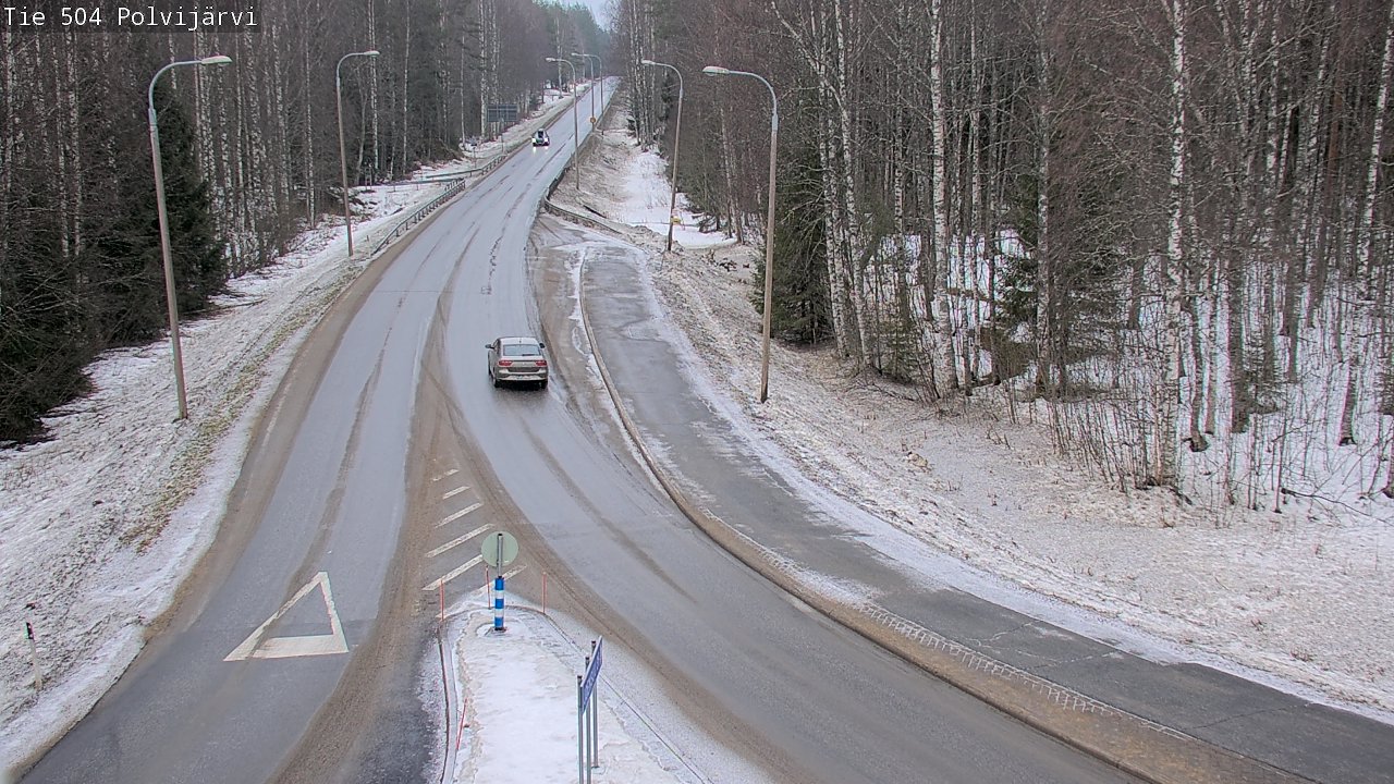 Kelikamerat Kuva Tie 504 Polvijärvi, Polvijärvi, Pohjois-Karjala