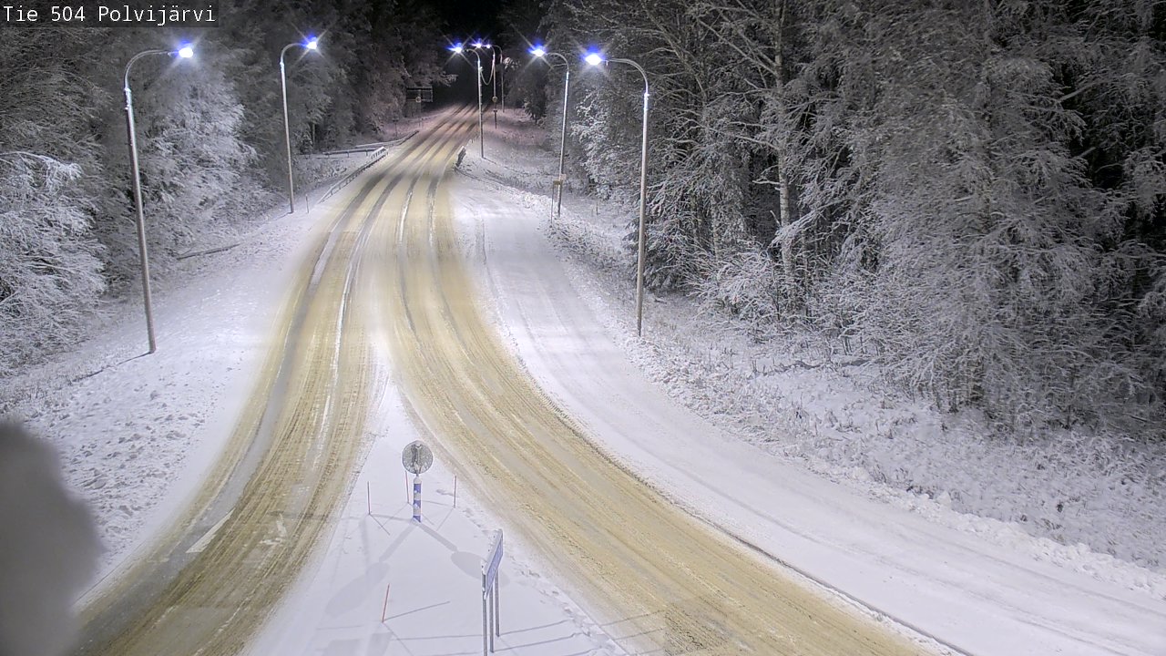 Kelikamerat Kuva Tie 504 Polvijärvi, Polvijärvi, Pohjois-Karjala