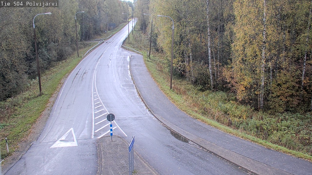Weather Camera Image Road 504 Polvijärvi, Polvijärvi, Pohjois-Karjala