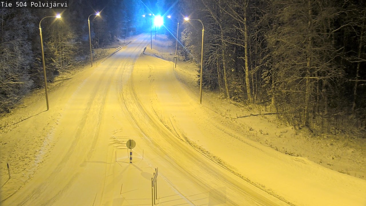 Kelikamerat Kuva Tie 504 Polvijärvi, Polvijärvi, Pohjois-Karjala
