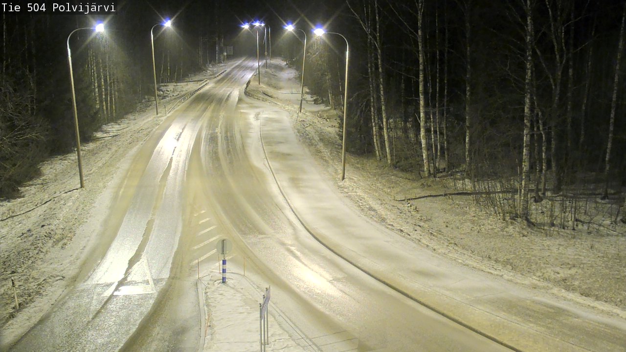 Kelikamerat Kuva Tie 504 Polvijärvi, Polvijärvi, Pohjois-Karjala