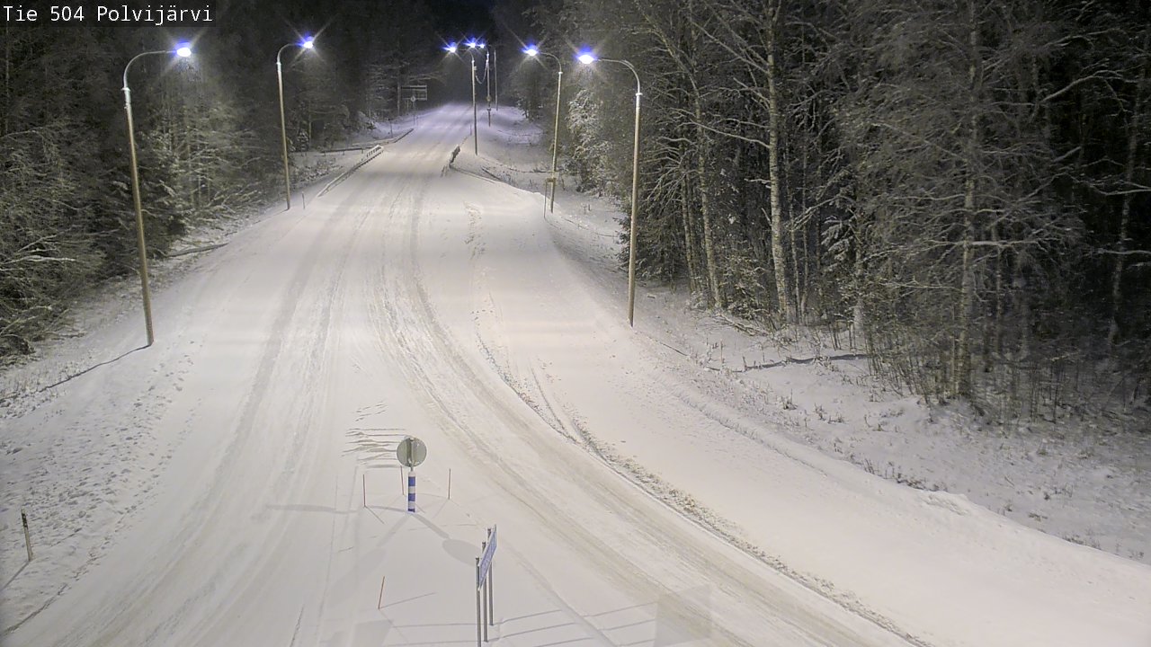 Kelikamerat Kuva Tie 504 Polvijärvi, Polvijärvi, Pohjois-Karjala