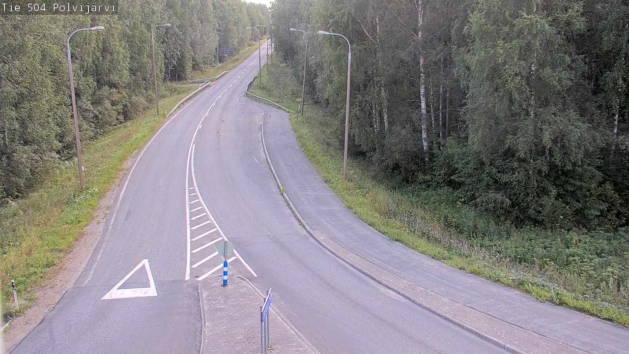 Kelikamerat Kuva Tie 504 Polvijärvi, Polvijärvi, Pohjois-Karjala