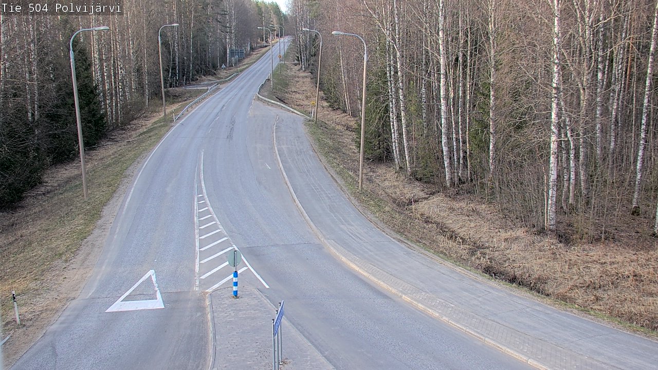 Weather Camera Image Road 504 Polvijärvi, Polvijärvi, Pohjois-Karjala