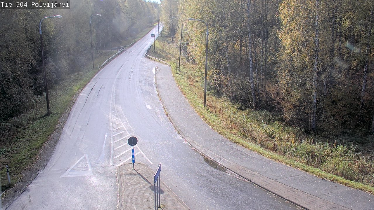 Weather Camera Image Road 504 Polvijärvi, Polvijärvi, Pohjois-Karjala