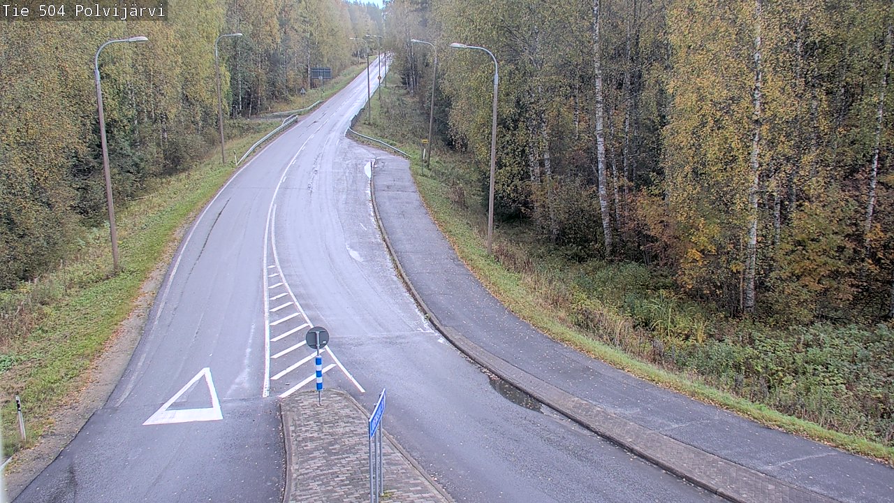 Kelikamerat Kuva Tie 504 Polvijärvi, Polvijärvi, Pohjois-Karjala