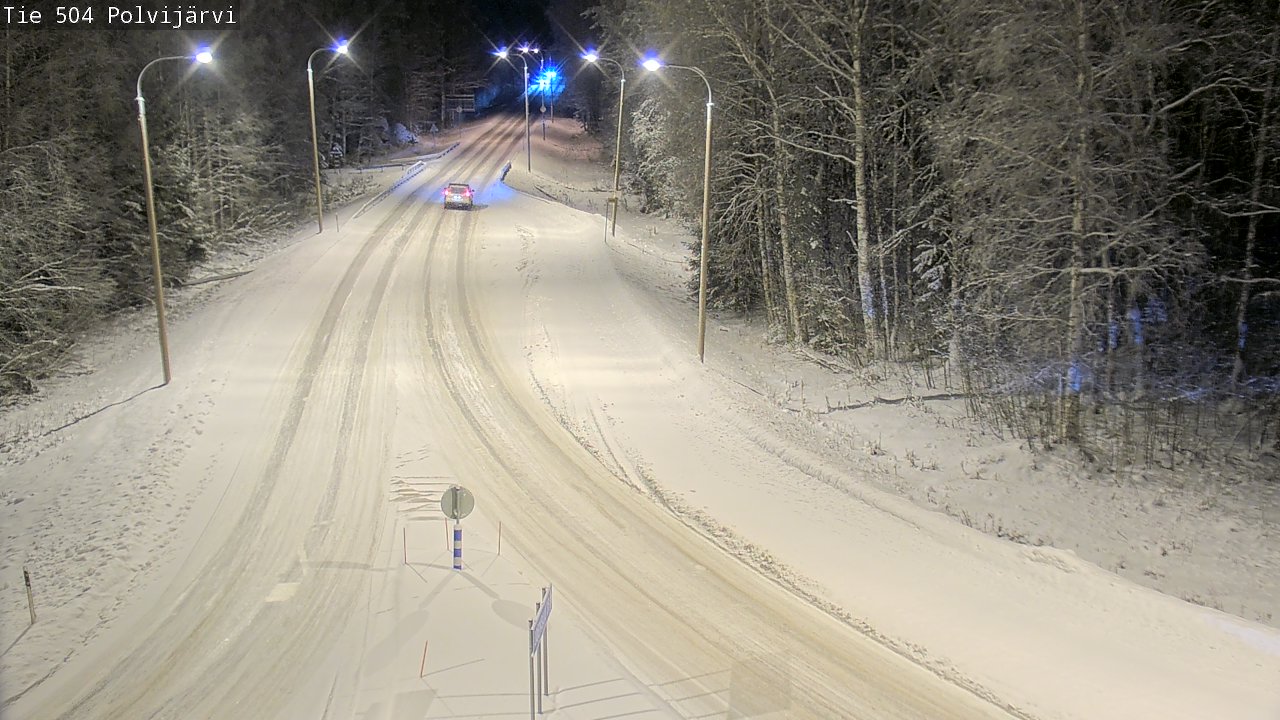 Kelikamerat Kuva Tie 504 Polvijärvi, Polvijärvi, Pohjois-Karjala