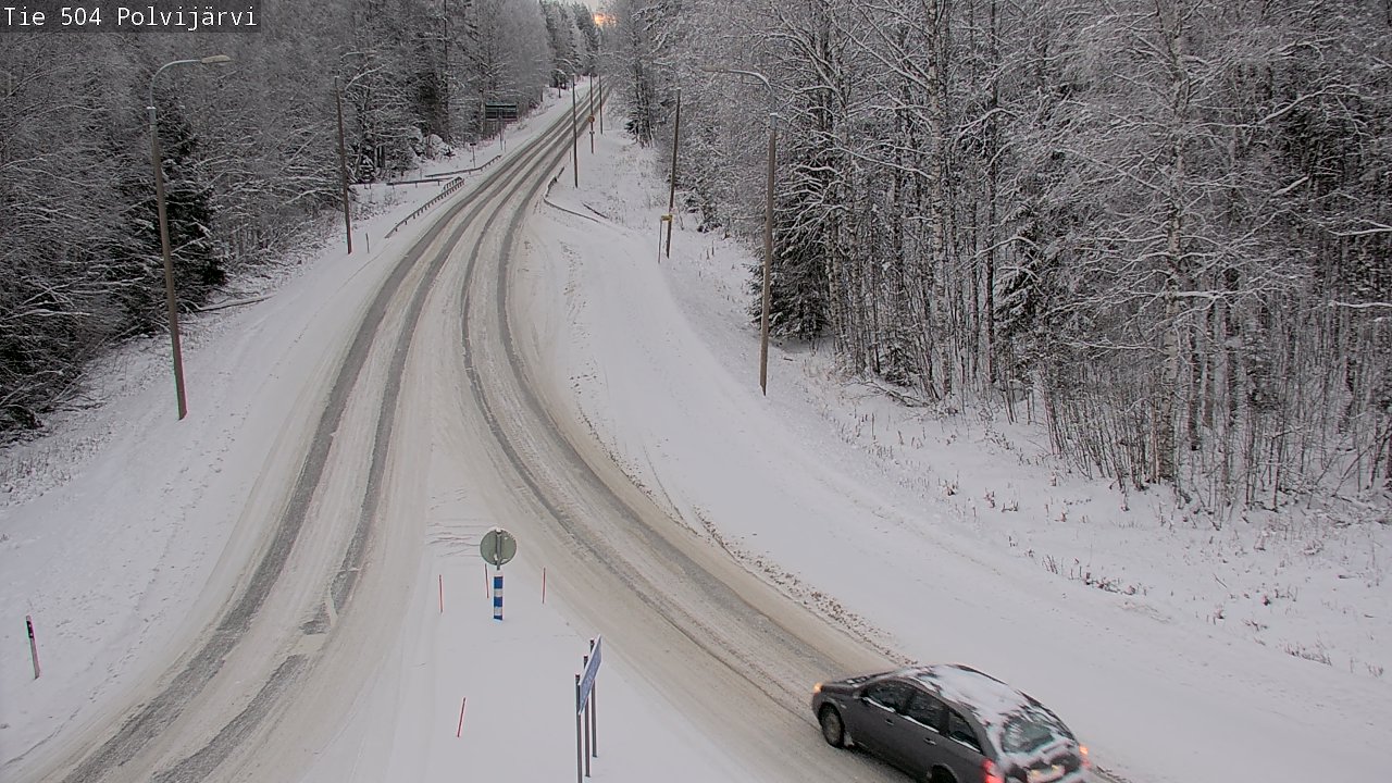 Kelikamerat Kuva Tie 504 Polvijärvi, Polvijärvi, Pohjois-Karjala