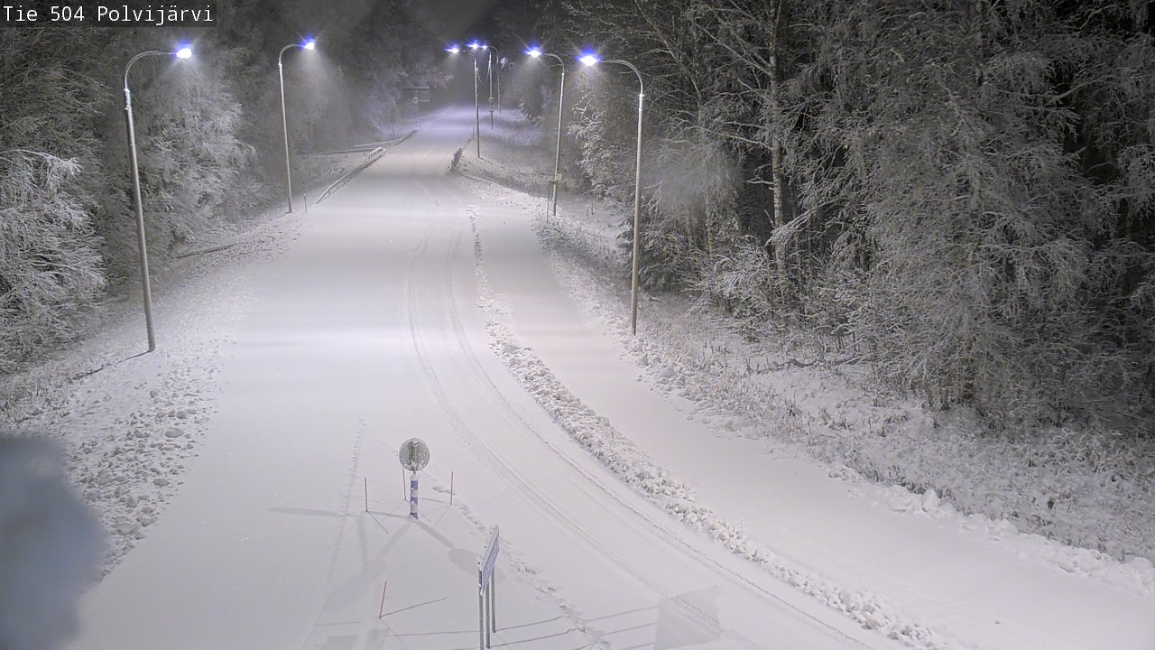Kelikamerat Kuva Tie 504 Polvijärvi, Polvijärvi, Pohjois-Karjala