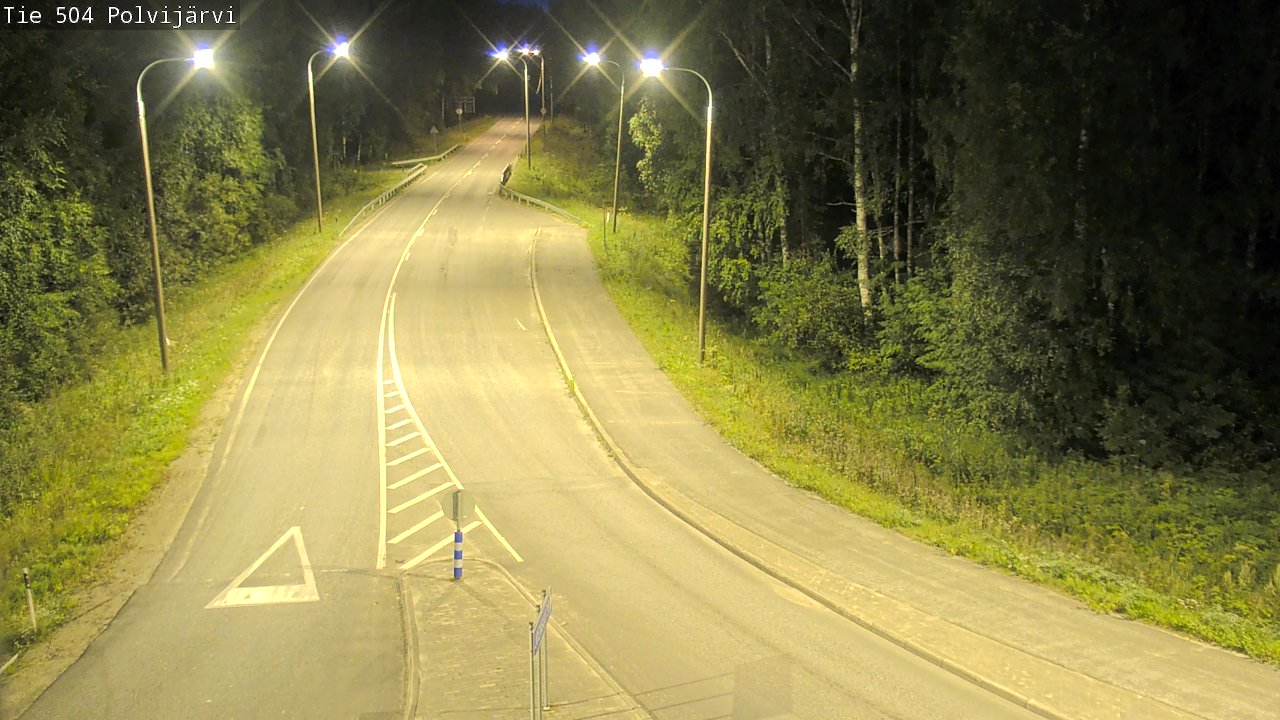 Kelikamerat Kuva Tie 504 Polvijärvi, Polvijärvi, Pohjois-Karjala