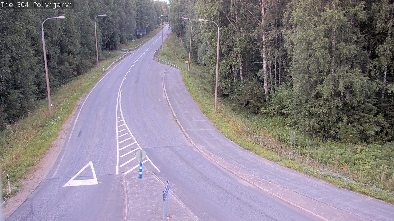Kelikamerat Kuva Tie 504 Polvijärvi, Polvijärvi, Pohjois-Karjala