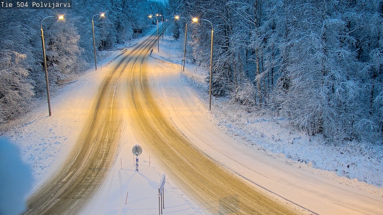 Kelikamerat Kuva Tie 504 Polvijärvi, Polvijärvi, Pohjois-Karjala