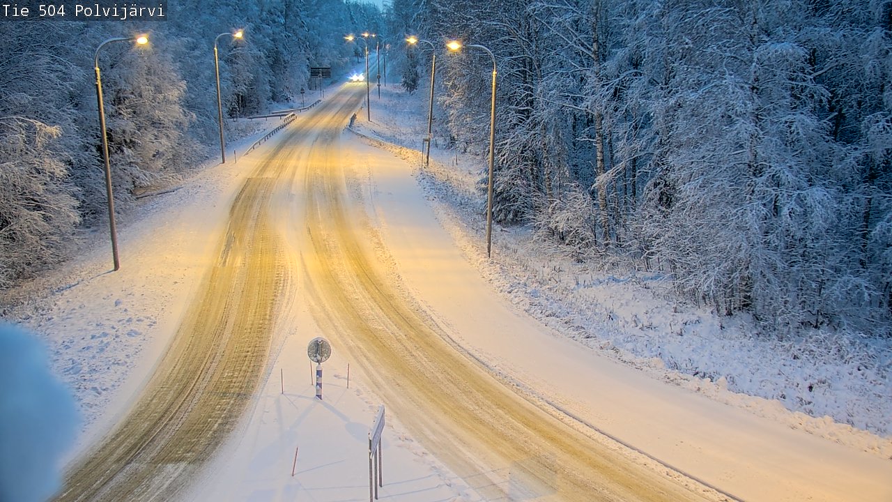 Kelikamerat Kuva Tie 504 Polvijärvi, Polvijärvi, Pohjois-Karjala