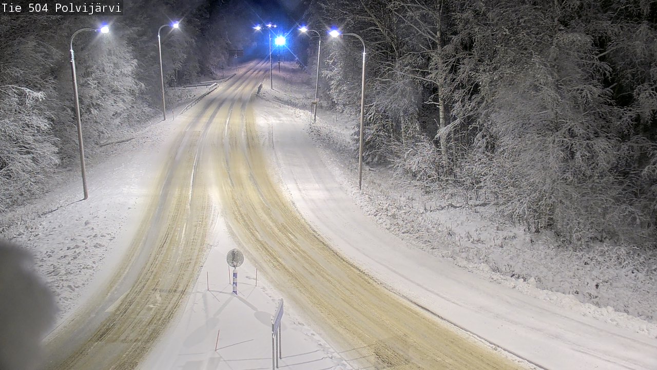 Kelikamerat Kuva Tie 504 Polvijärvi, Polvijärvi, Pohjois-Karjala