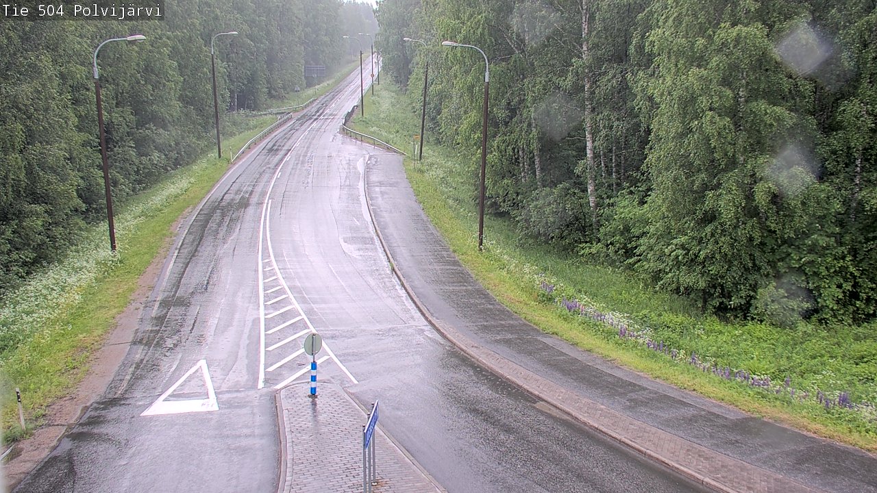 Kelikamerat Kuva Tie 504 Polvijärvi, Polvijärvi, Pohjois-Karjala