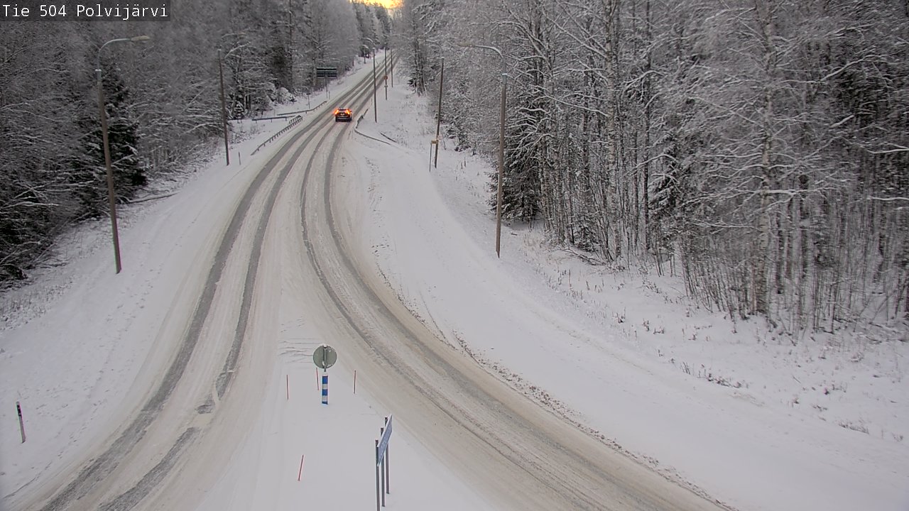 Kelikamerat Kuva Tie 504 Polvijärvi, Polvijärvi, Pohjois-Karjala