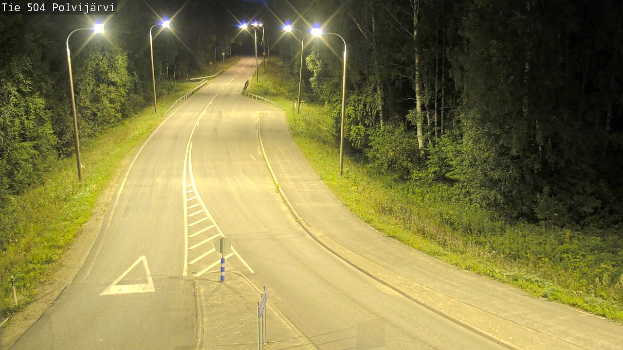 Kelikamerat Kuva Tie 504 Polvijärvi, Polvijärvi, Pohjois-Karjala