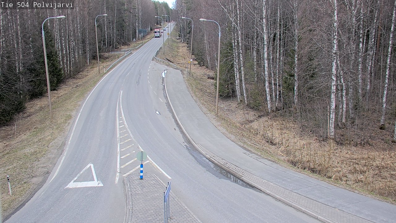 Weather Camera Image Road 504 Polvijärvi, Polvijärvi, Pohjois-Karjala