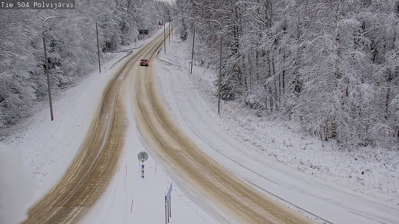 Kelikamerat Kuva Tie 504 Polvijärvi, Polvijärvi, Pohjois-Karjala