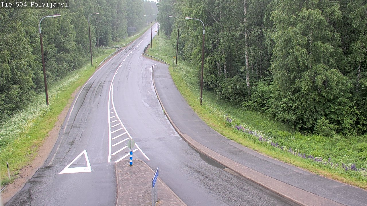 Kelikamerat Kuva Tie 504 Polvijärvi, Polvijärvi, Pohjois-Karjala