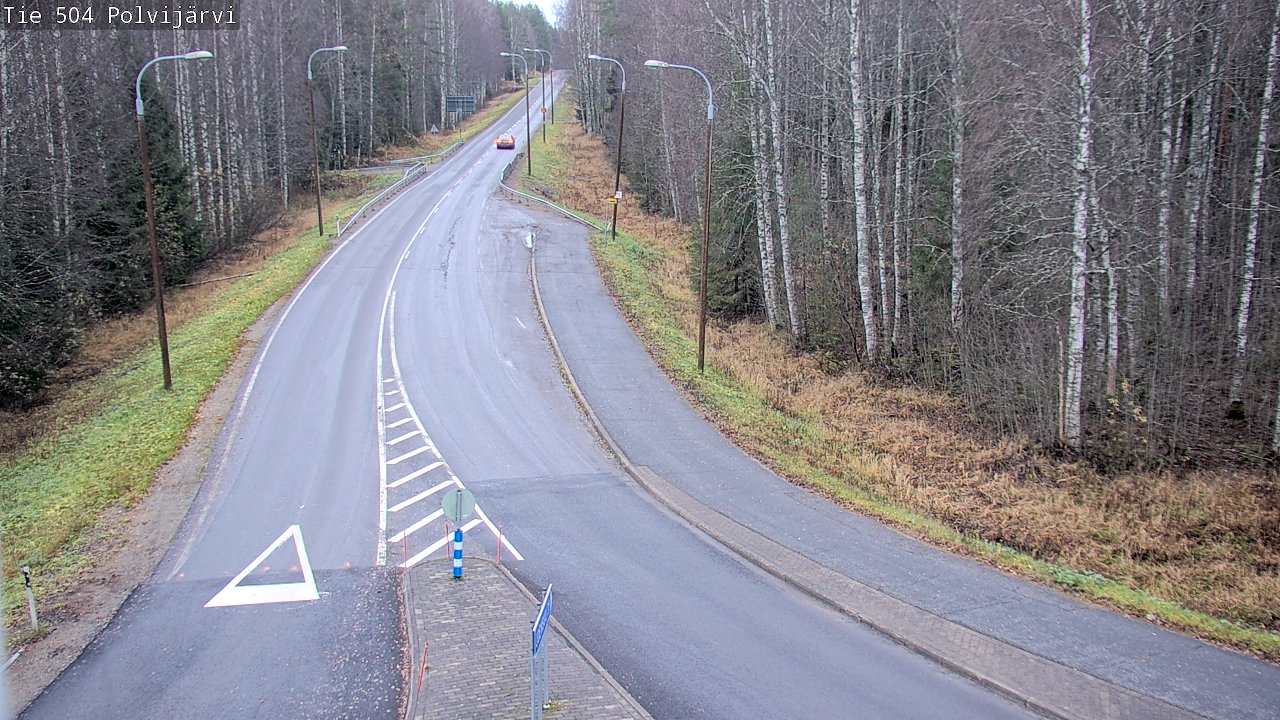 Kelikamerat Kuva Tie 504 Polvijärvi, Polvijärvi, Pohjois-Karjala