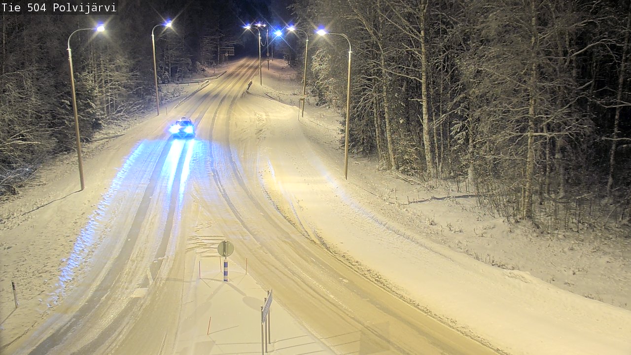 Kelikamerat Kuva Tie 504 Polvijärvi, Polvijärvi, Pohjois-Karjala