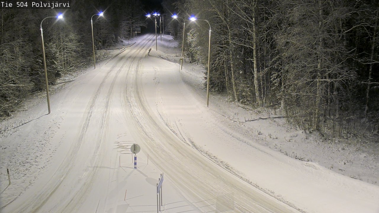 Kelikamerat Kuva Tie 504 Polvijärvi, Polvijärvi, Pohjois-Karjala