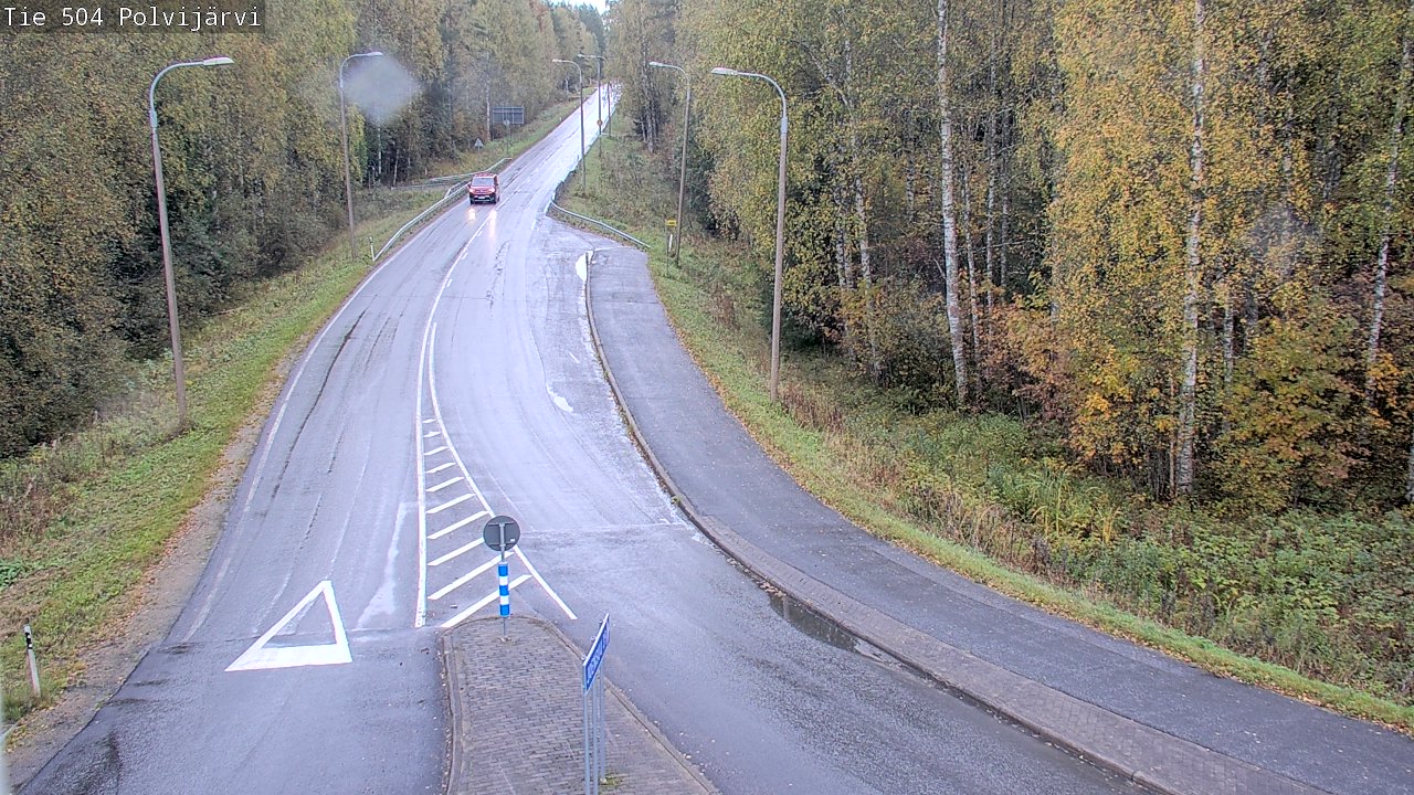 Kelikamerat Kuva Tie 504 Polvijärvi, Polvijärvi, Pohjois-Karjala