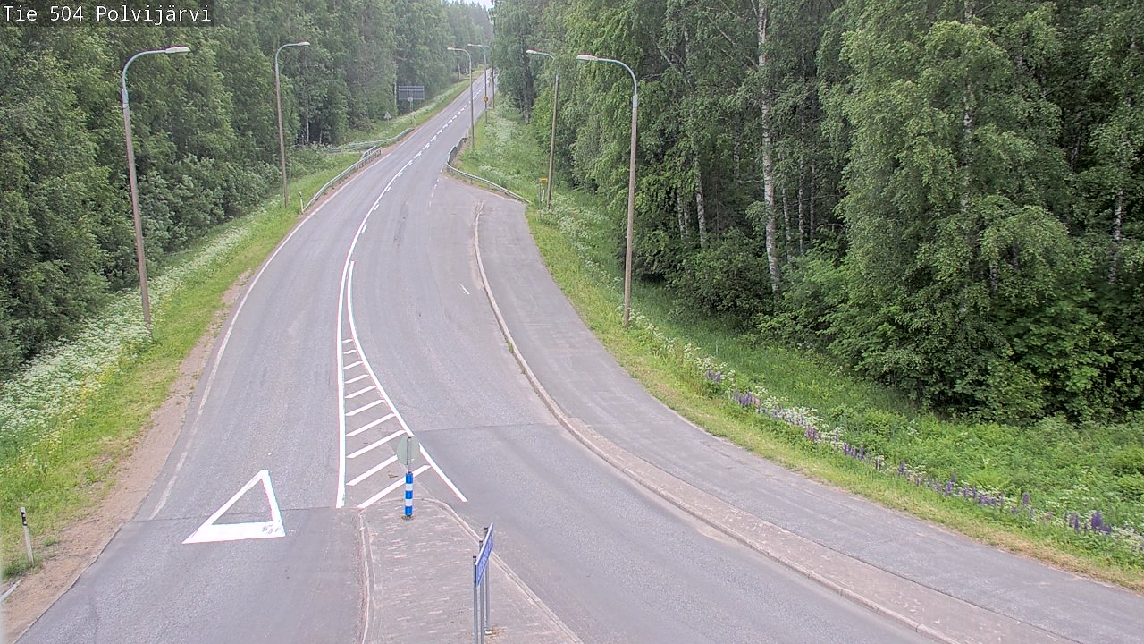 Kelikamerat Kuva Tie 504 Polvijärvi, Polvijärvi, Pohjois-Karjala