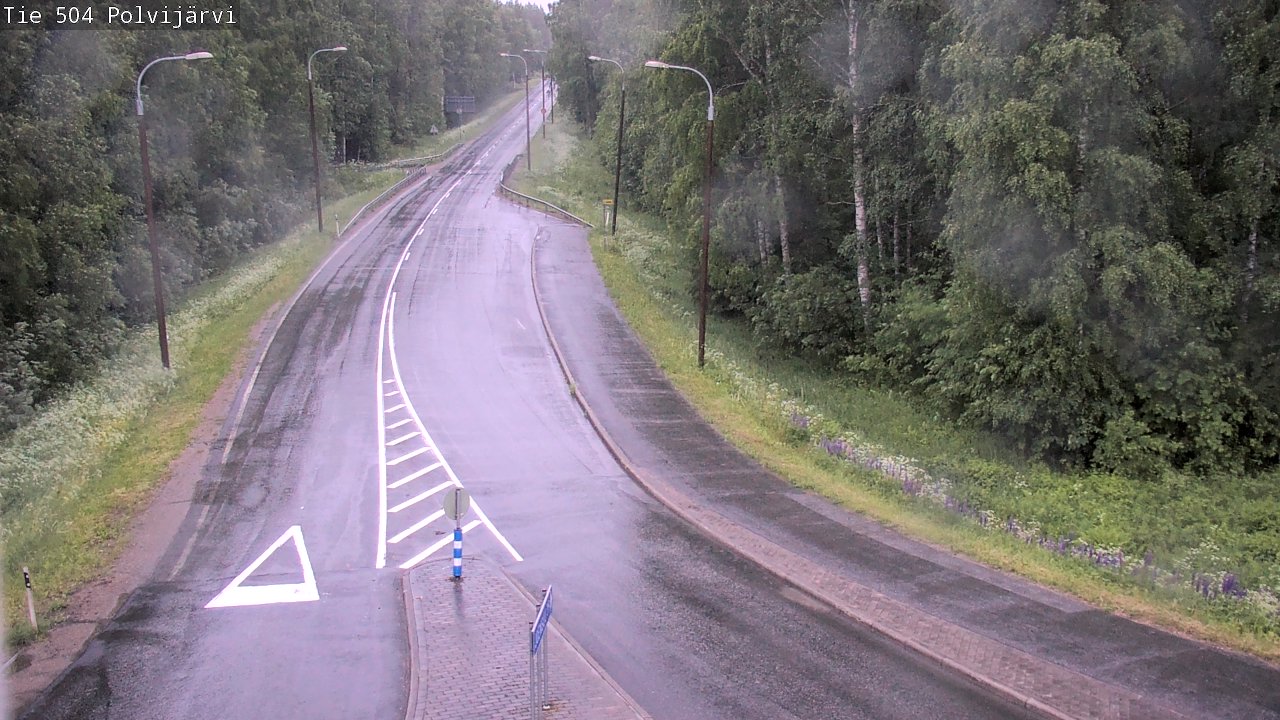 Kelikamerat Kuva Tie 504 Polvijärvi, Polvijärvi, Pohjois-Karjala
