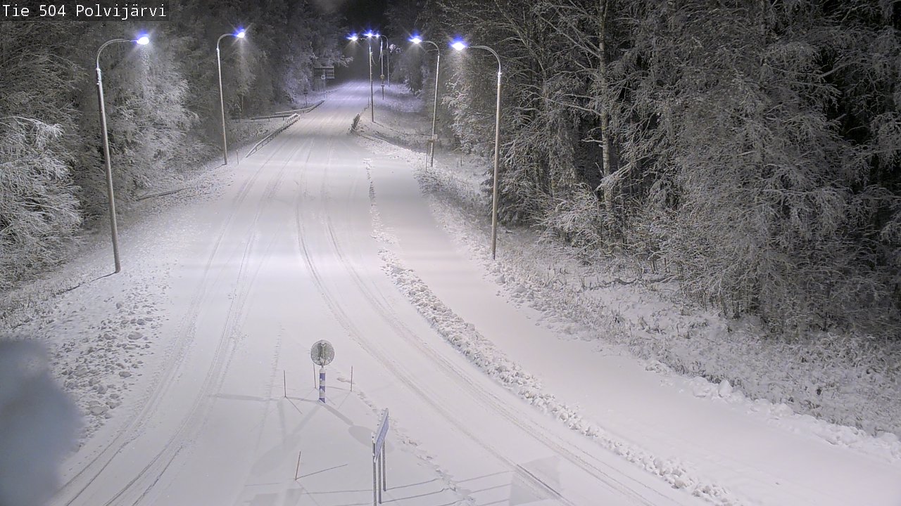 Kelikamerat Kuva Tie 504 Polvijärvi, Polvijärvi, Pohjois-Karjala